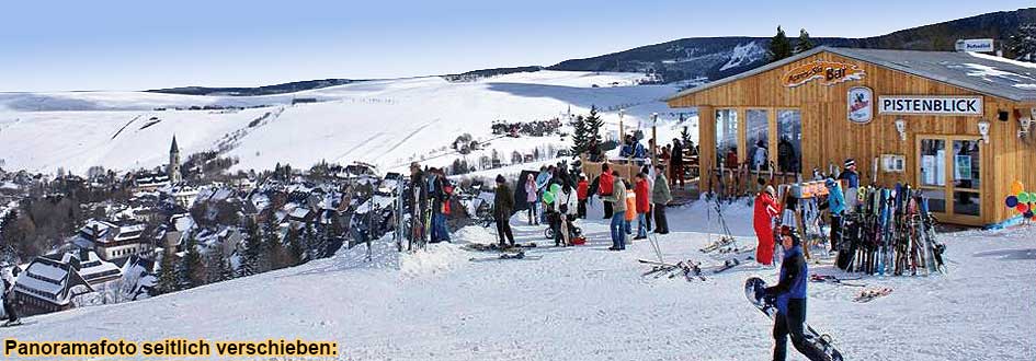 Urlaub ber Silvester am Fichtelberg. Kurzurlaub zum Jahreswechsel im Luftkurort Oberwiesenthal im Erzgebirge.