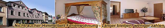 Silvesteraufenthalt in der Nichtraucher-Himmelbett-Ferienwohnung