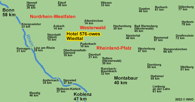 Urlaub über Silvester im Westerwald RLP. Silvesterkurzurlaub in Oberlahr, zwischen Altenkirchen, Neuwied, Hamm (Sieg), Siegburg, Königswinter am Rhein und Bonn.