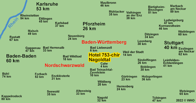 Urlaub über Silvester im Nordschwarzwald. Silvester-Kurzurlaub im Nagoldtal, bei Calw im Schwarzwald.