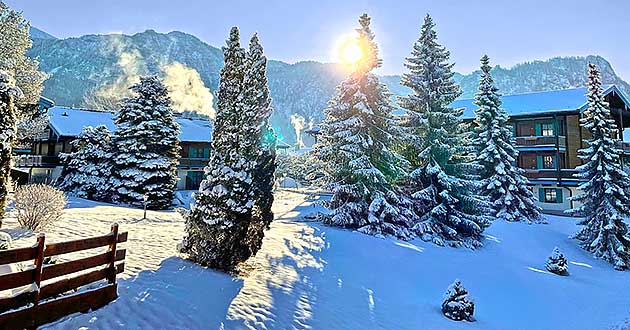 Urlaub ber Silvester im Chiemgau, Silvesterurlaub in Inzell in den Chiemgauer Alpen in Oberbayern