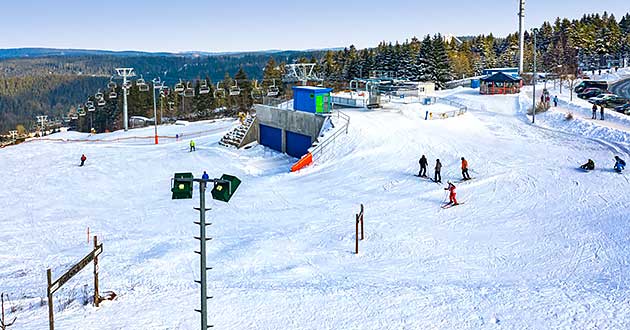 Urlaub ber Silvester im Thringer Wald, Silvesterurlaub im Wintersportort Oberhof am Rennsteig zwischen Zella-Mehlis, Ohrdruf, Suhl, Schmalkalden, Gotha, Meiningen, Bad Langensalza, Erfurt, Eisenach und Weimar