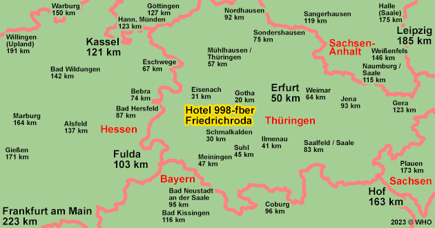 Urlaub ber Silvester im Thringer Wald, Silvesterkurzurlaub in Friedrichroda am Rennsteig