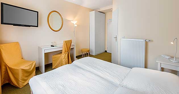Standard-Doppelzimmer buchbar beim Urlaub �ber Silvester in Bad Langensalza in Th�ringen